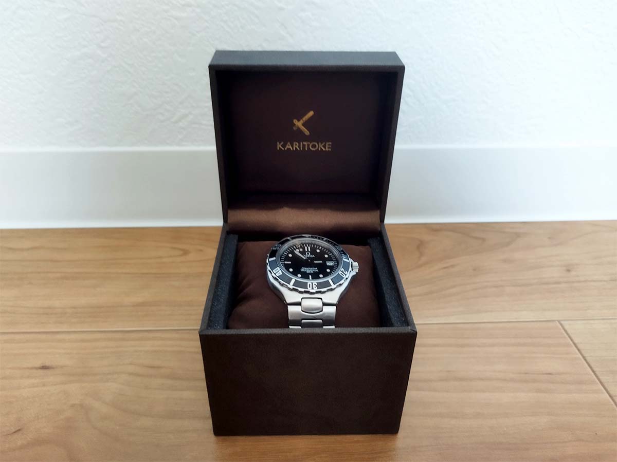 カリトケの時計の専用ボックス